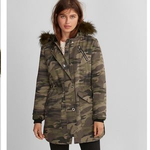 Express Camo Coat